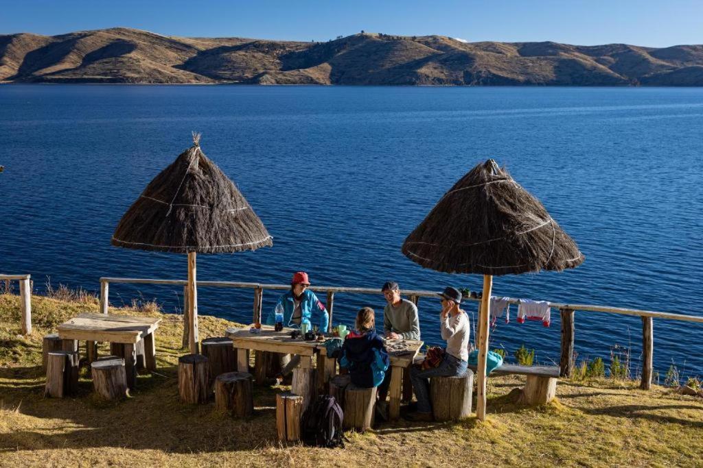 Luna Del Titikaka Lodge Isla De La Luna Bolivia Montana Inka Kültér fotó